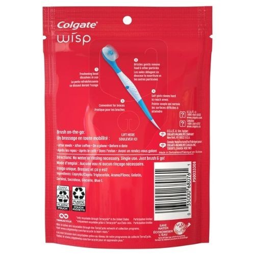Mini Travel Toothbrushes with Peppermint Beads - 96 Pack, Disposable & Portable