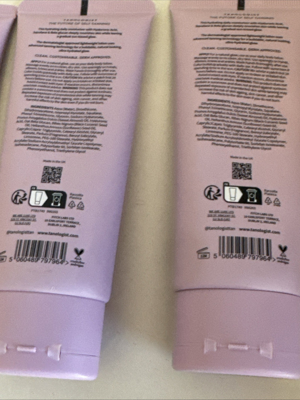 Tanologist Daily Glow Tan Lotion Medium/Dark Skin Tones 4-Pack 3.38oz