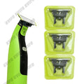 3 Pack Replacement Blades for Norelco OneBlade Beard Trimmer QP2520 QP6510 QP6520