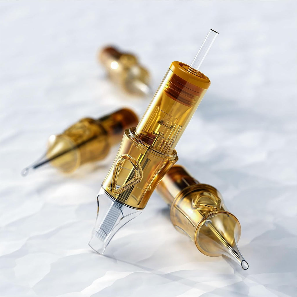 Tattoo Needles 50 Pack Mixed Cartridges #12 5RL 7RL 9RL 11RL Hollowyn