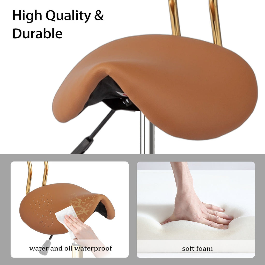 Heavy Duty Adjustable Office Drafting Stool with 400 Lb Capacity, Swivel & Hydraulic Height