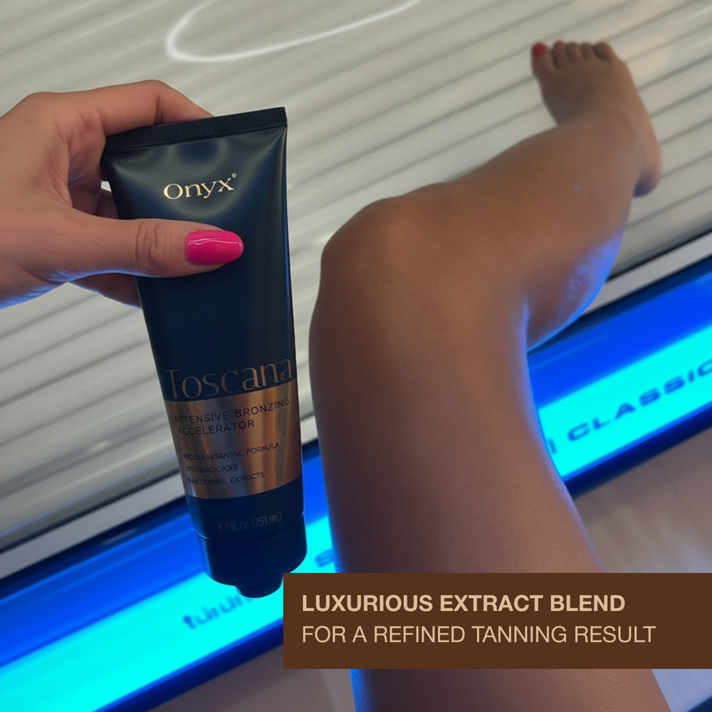 Onyx Toscana Tanning Lotion Accelerator with Bronzers - Dark Tan 8.5 fl oz