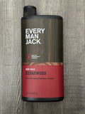Cedarwood Body Wash Shower Gel - 16.9 Fl Oz Natural Men's Cleansing