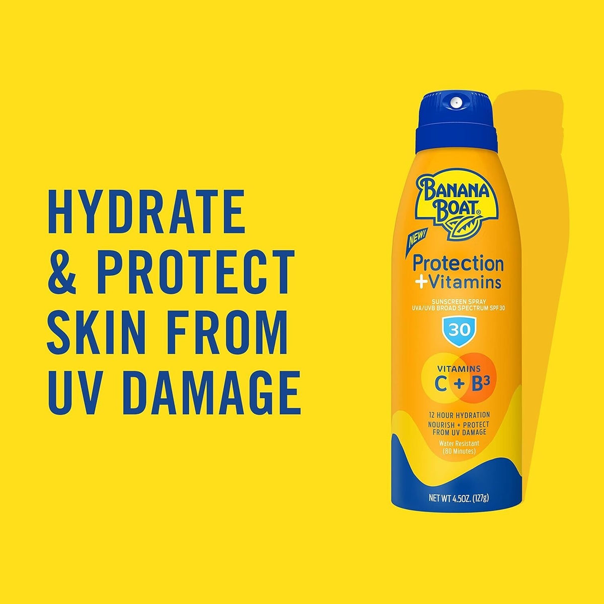 SPF 30 Sunscreen Spray with Vitamins C & B3 - 4.5 oz Sun Protection
