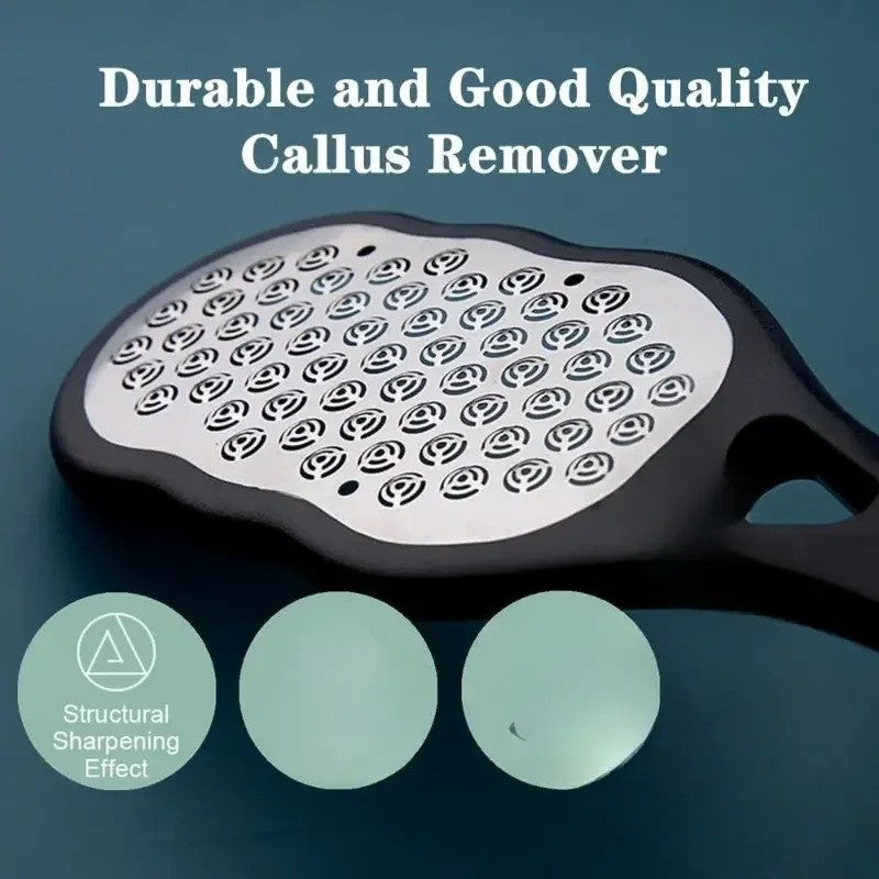 Double Sided Foot File Callus Remover - Stainless Steel Pedicure Tool