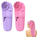Large Waterproof Shower Cap for Braids & Long Hair - Extra Long, Reusable