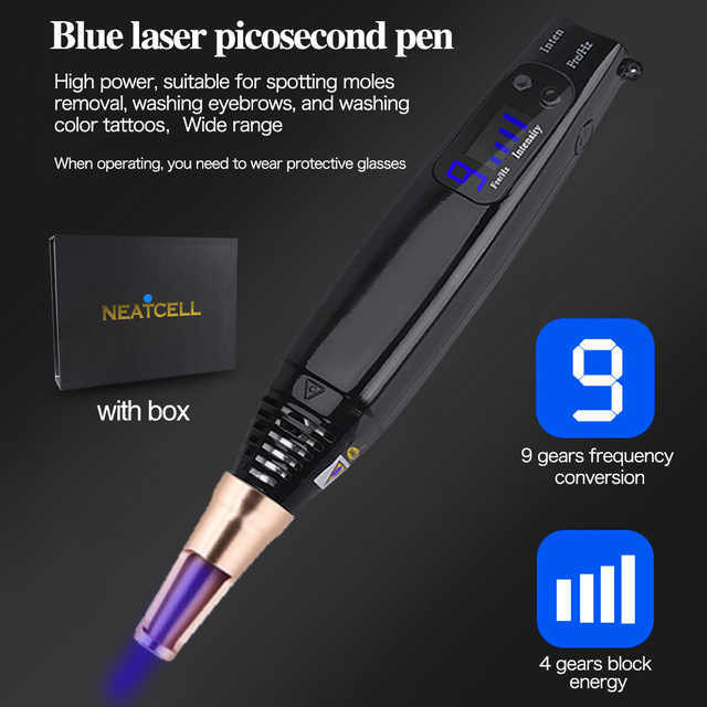 Picosecond Laser Tattoo Removal Pen - Portable Skin Pigment & Tattoo Elimination Device