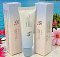 Korean SPF50+ PA++++ Sunscreen with Rice Extract & Vitamin B5 - Set of 2, Lightweight & Hydrating