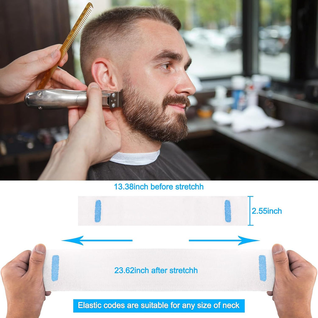 Disposable Barber Paper Neck Strips - Pack of 5 Rolls for Salon & Haircut