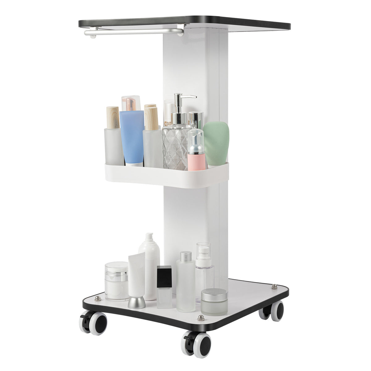 Salon Trolley Cart with Large Storage for Beauty Equipment & Supplies