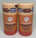 Hydrating Peach Scented Deodorant with Peach Kernel Oil & Squalane - 2 Pack 2.6oz