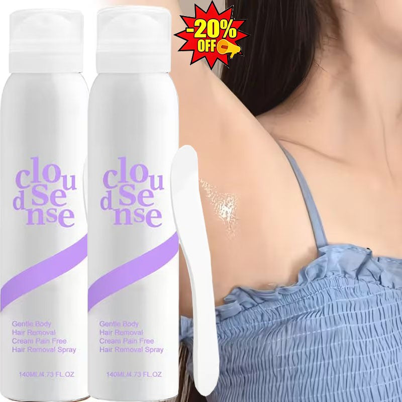 Gentle Hair Removal Foam Spray with Aloe & Hyaluronic Acid - 3X Pack