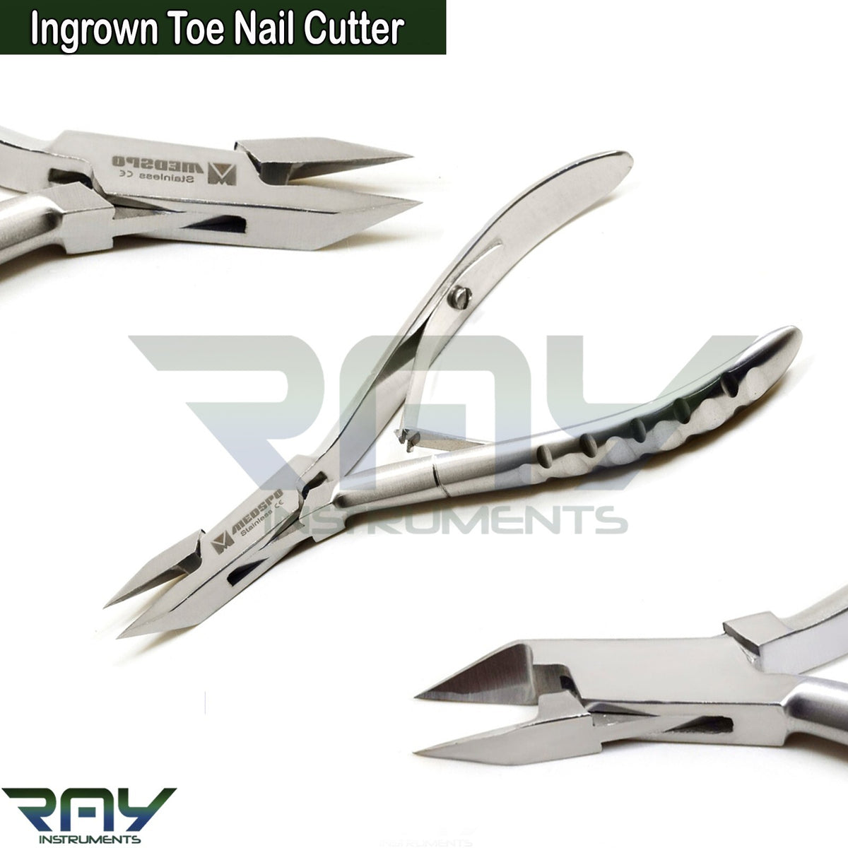 Podiatry Nail Surgery Instruments Set for Ingrown Toenails - Manicure Pedicure Tools