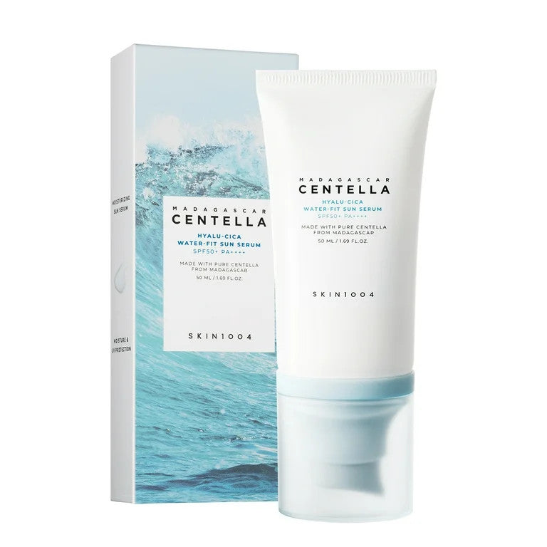 Skin1004 Madagascar Centella Hyalu-Cica Sun Serum SPF50+ PA++++ - Hydrating Face Sunscreen
