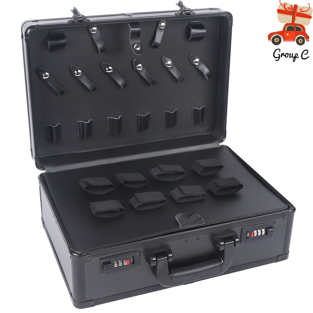 Travel Hair Clipper Case with Lockable Storage Organizer for Barber Tools