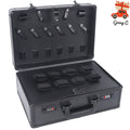 Travel Hair Clipper Case with Lockable Storage Organizer for Barber Tools