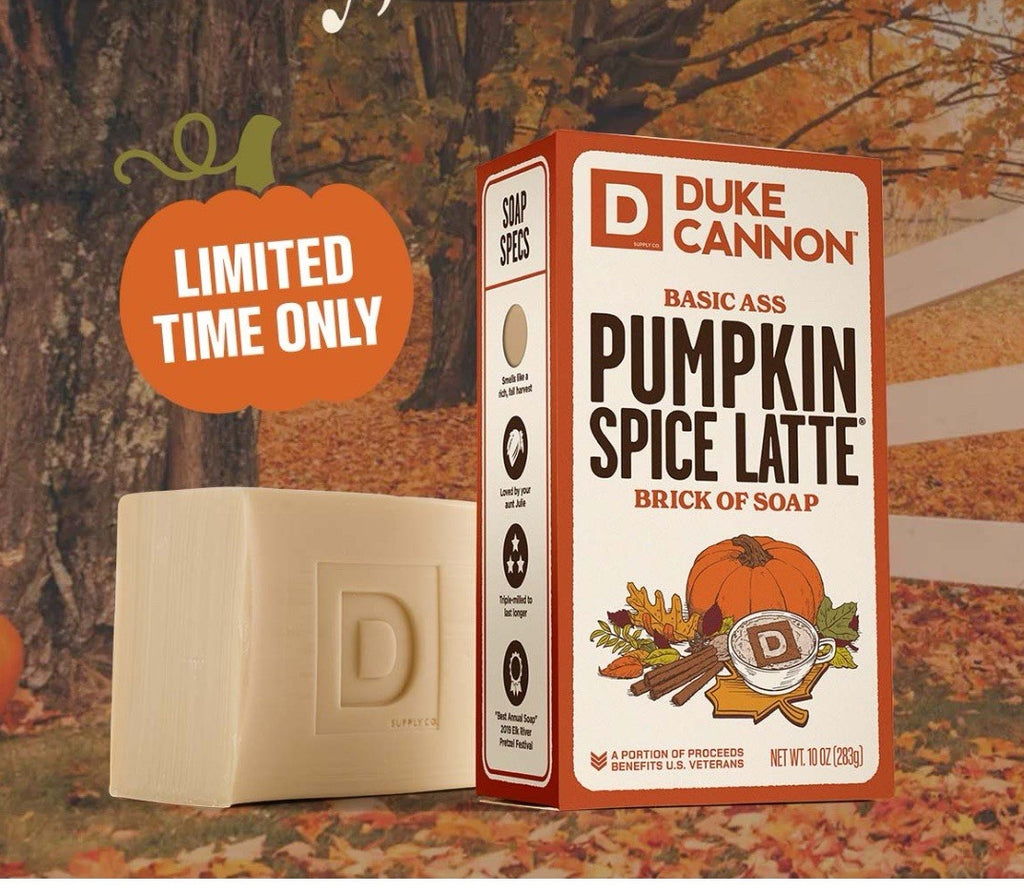 Pumpkin Spice Latte Brick of Soap - Limited Edition Autumn Scent, 10oz