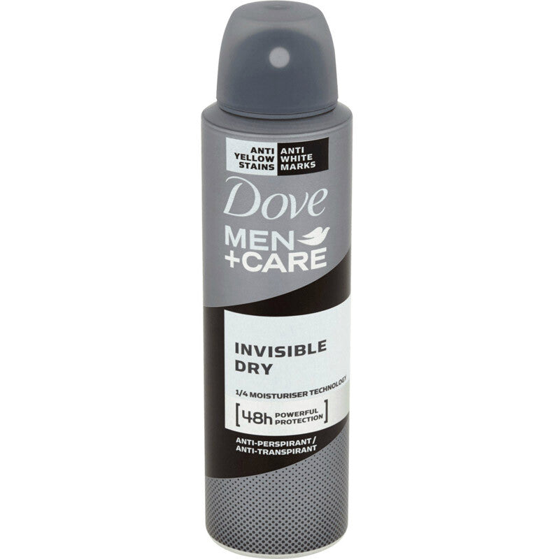 Dove Men + Care Invisible Dry Antiperspirant Spray 9-Pack 150ML