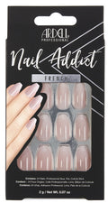 Artificial Nail Set French Fade - 24 Fake Nails with Glue & Tools