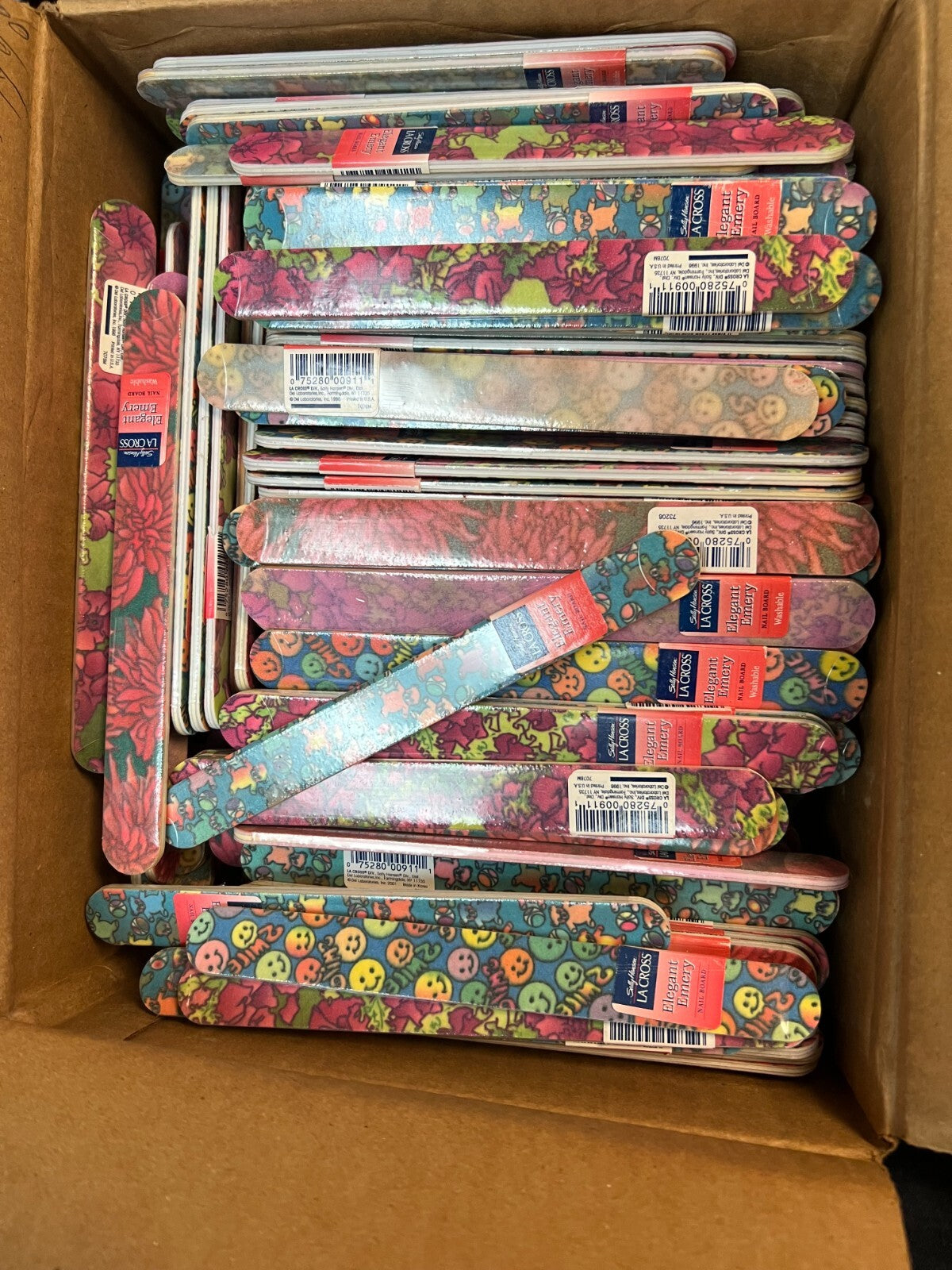 420 Pack Nail Files Assorted Design for Nail Care and Manicure