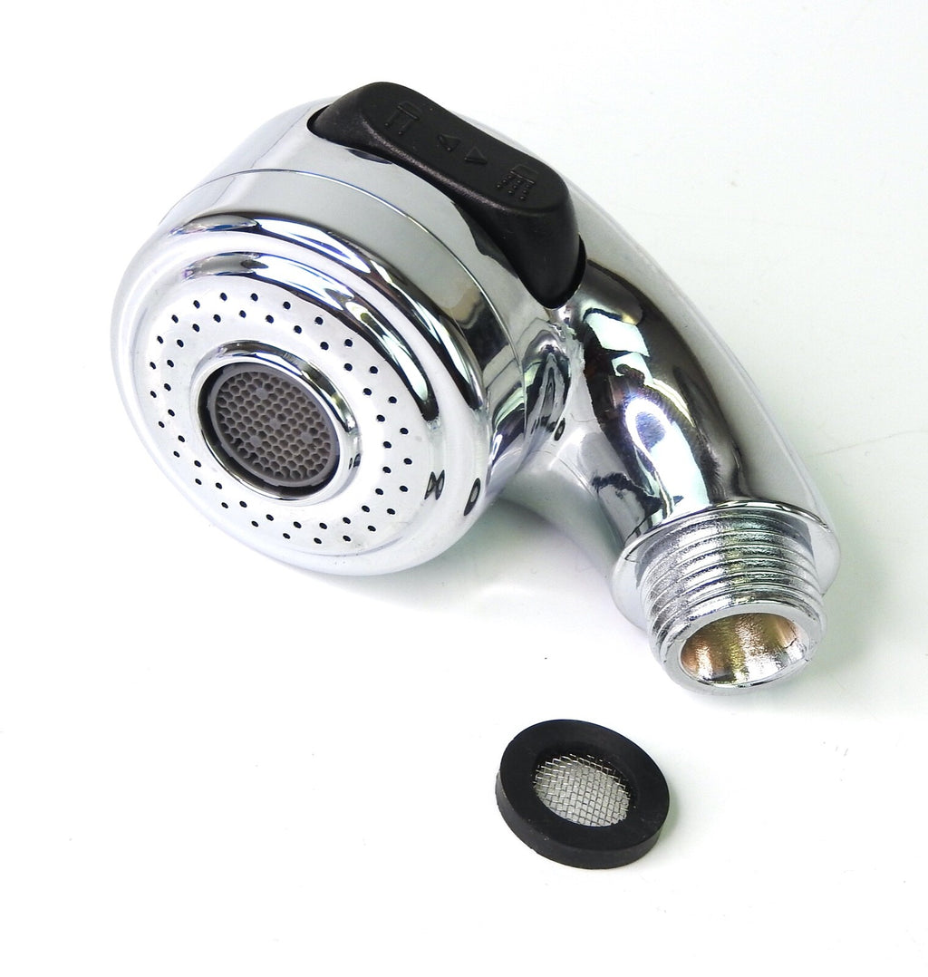 Pedicure Spa Chair Sprayer Head with Control Water Button - 1/2" M