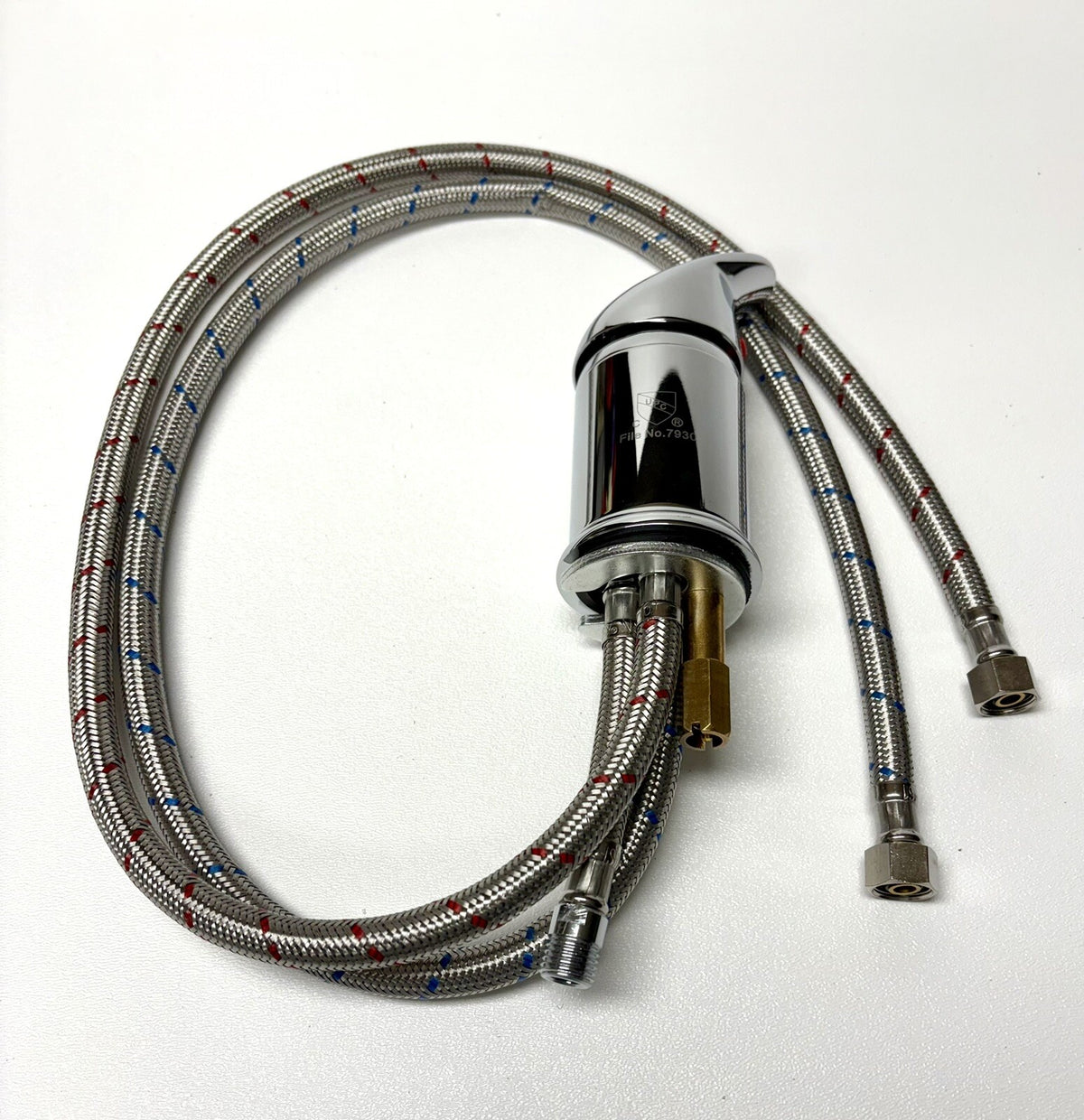 Salon Shampoo Bowl Faucet Set with Sprayer and Vacuum Breaker - Chrome