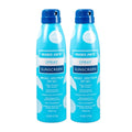 SPF 50+ Broad Spectrum Sunscreen Spray with Aloe & Vitamin E - Water Resistant, 6 oz Pack of 2