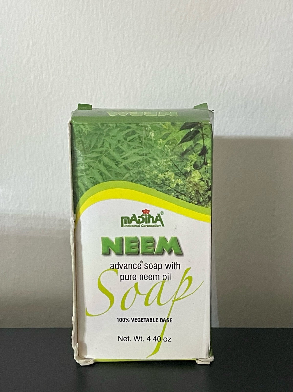 Neem Organic Bath Soap - Natural Vegetable Skin Cleanser 4.4oz
