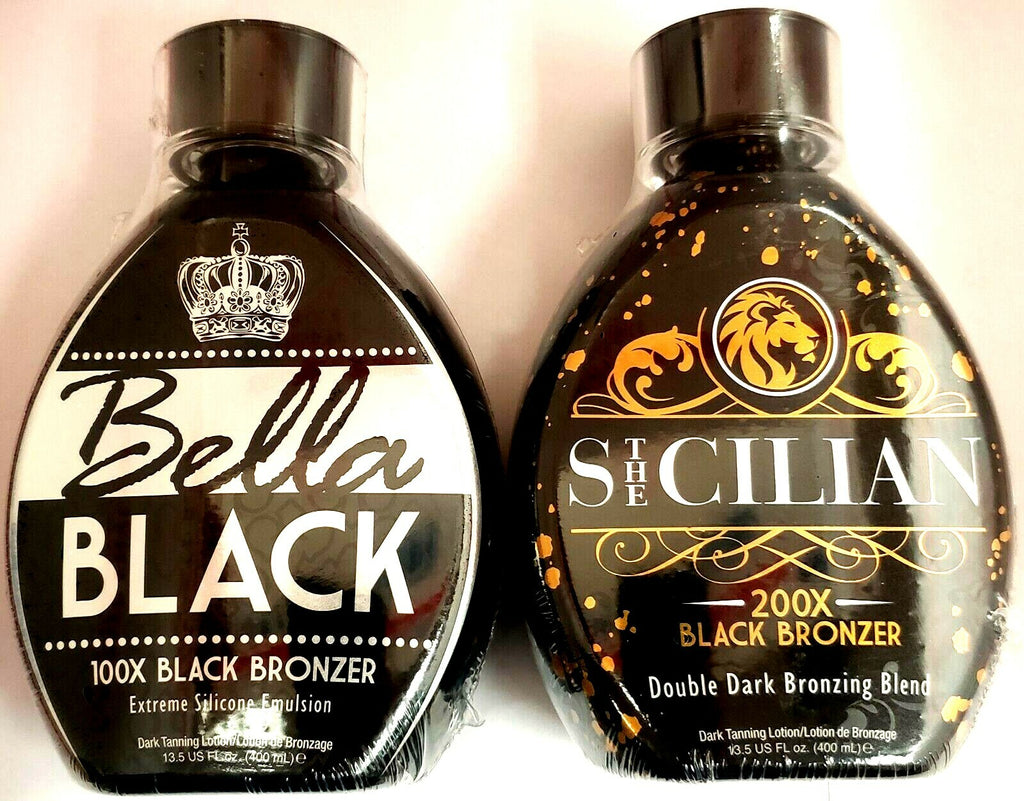 Self Tanner & Bronzer Set - Dark Tan Enhancer with Skin Firming Oils
