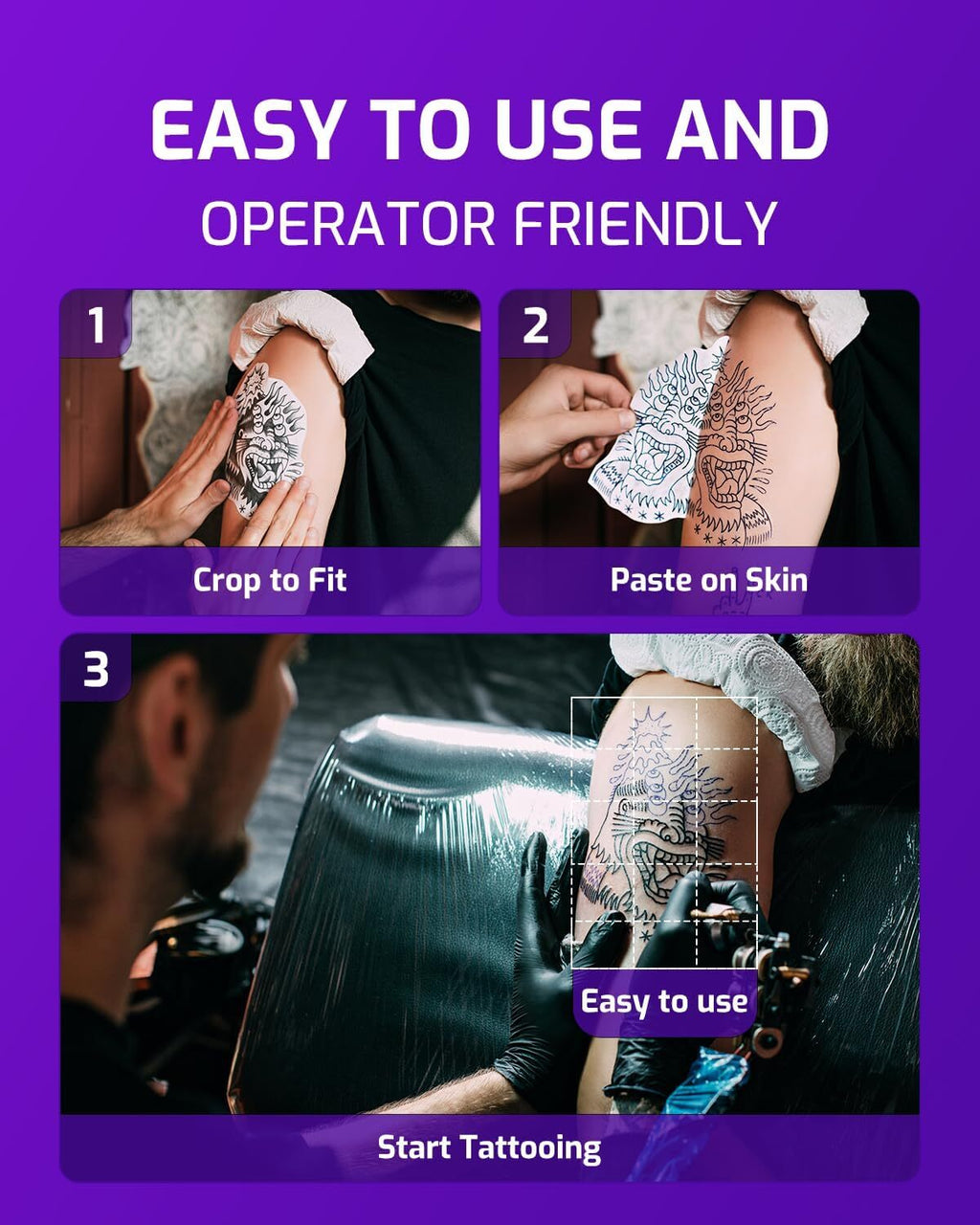 Tattoo Stencil Printer for Transfer Paper – Portable Thermal Printer