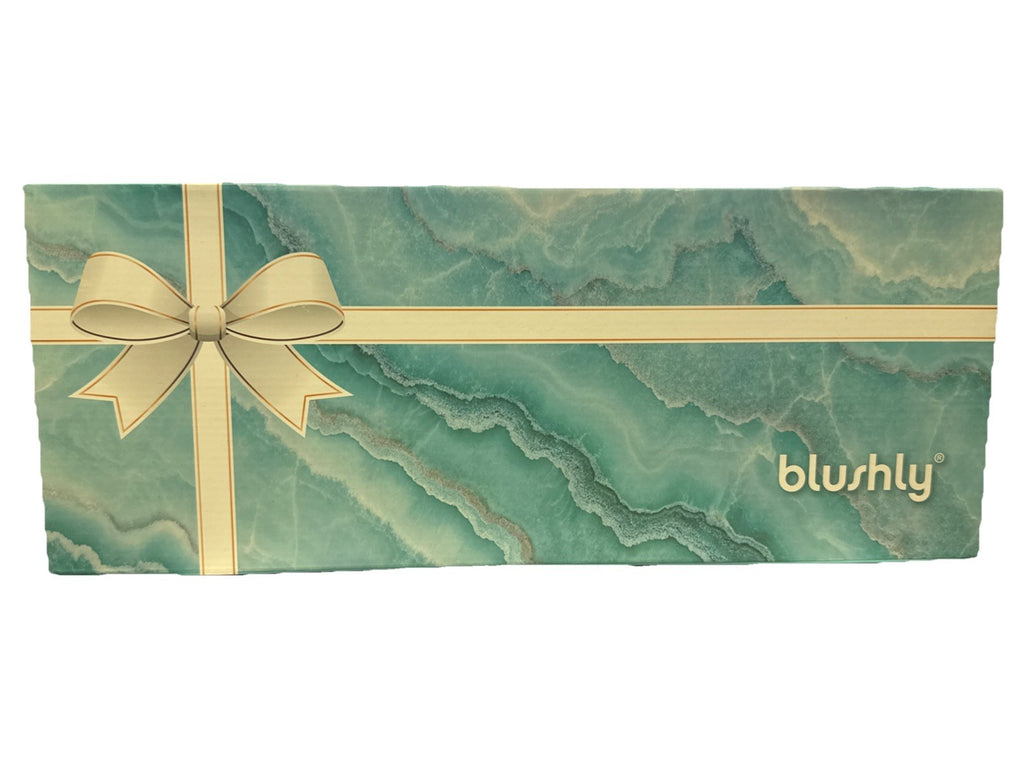 Body Cleansing & Exfoliating Brush Set with Heads & Gift Box - Aqua