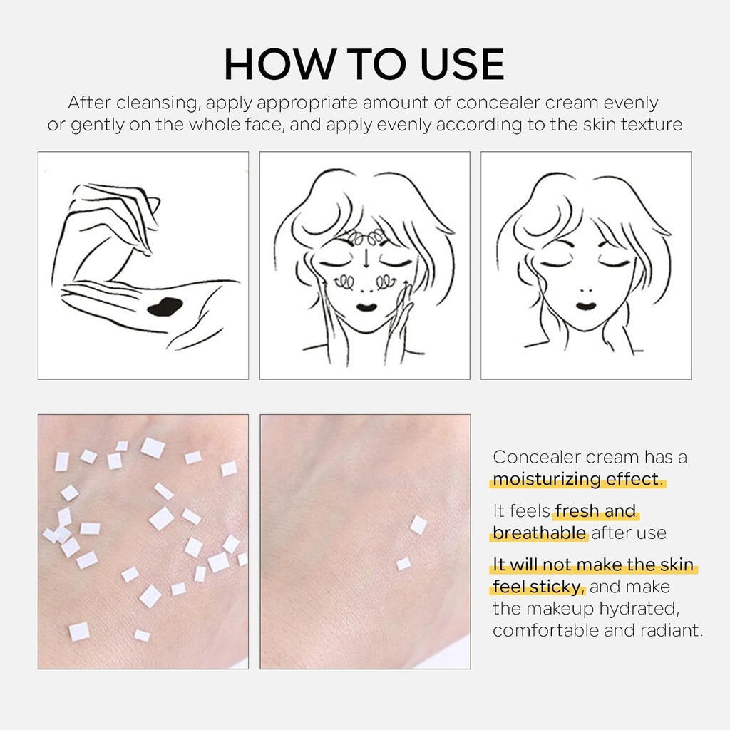 SPF 50 Color Correcting Sunscreen Face Cream Hydrating Primer