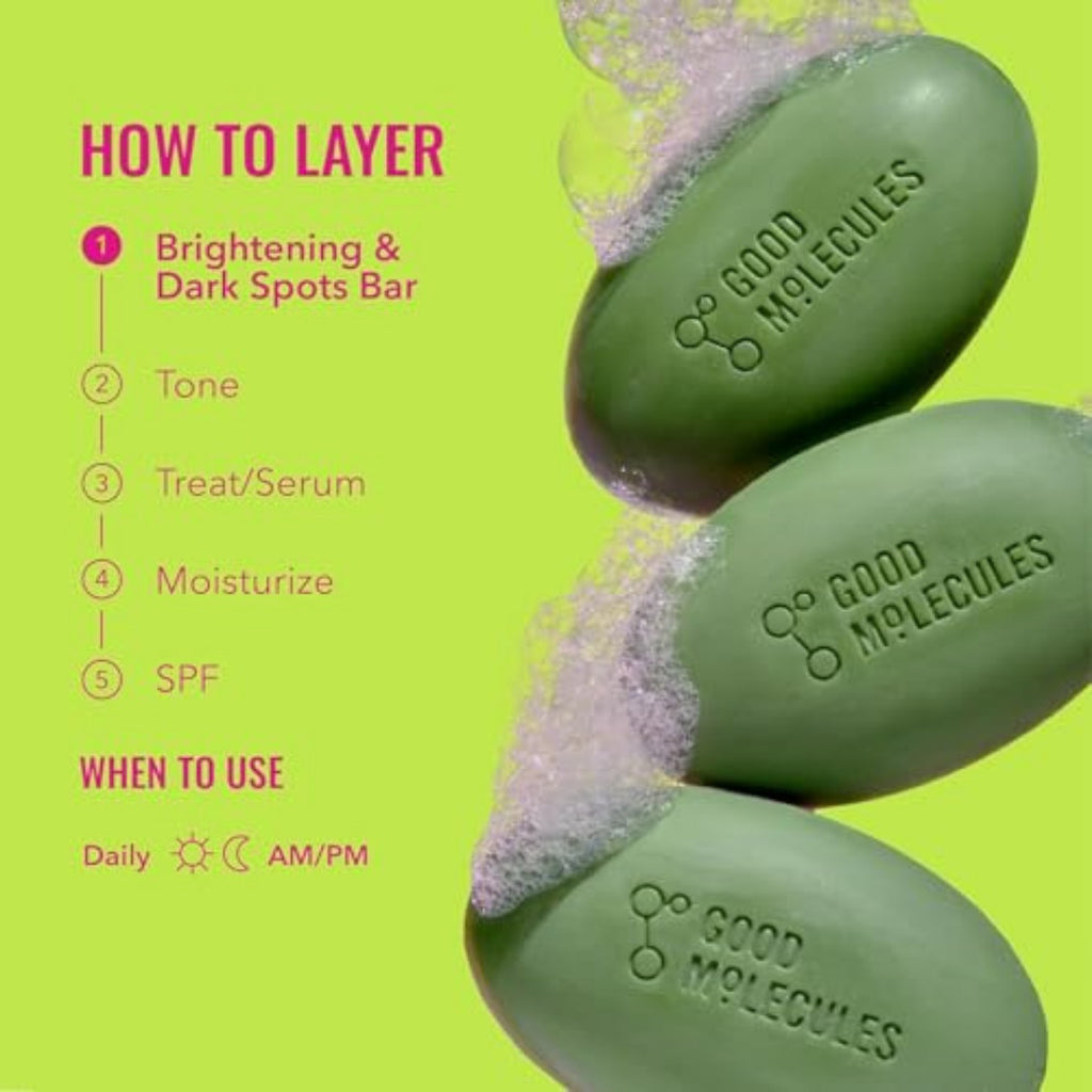 Brightening & Dark Spots Face and Body Bar - Soap-Free, pH-Balanced