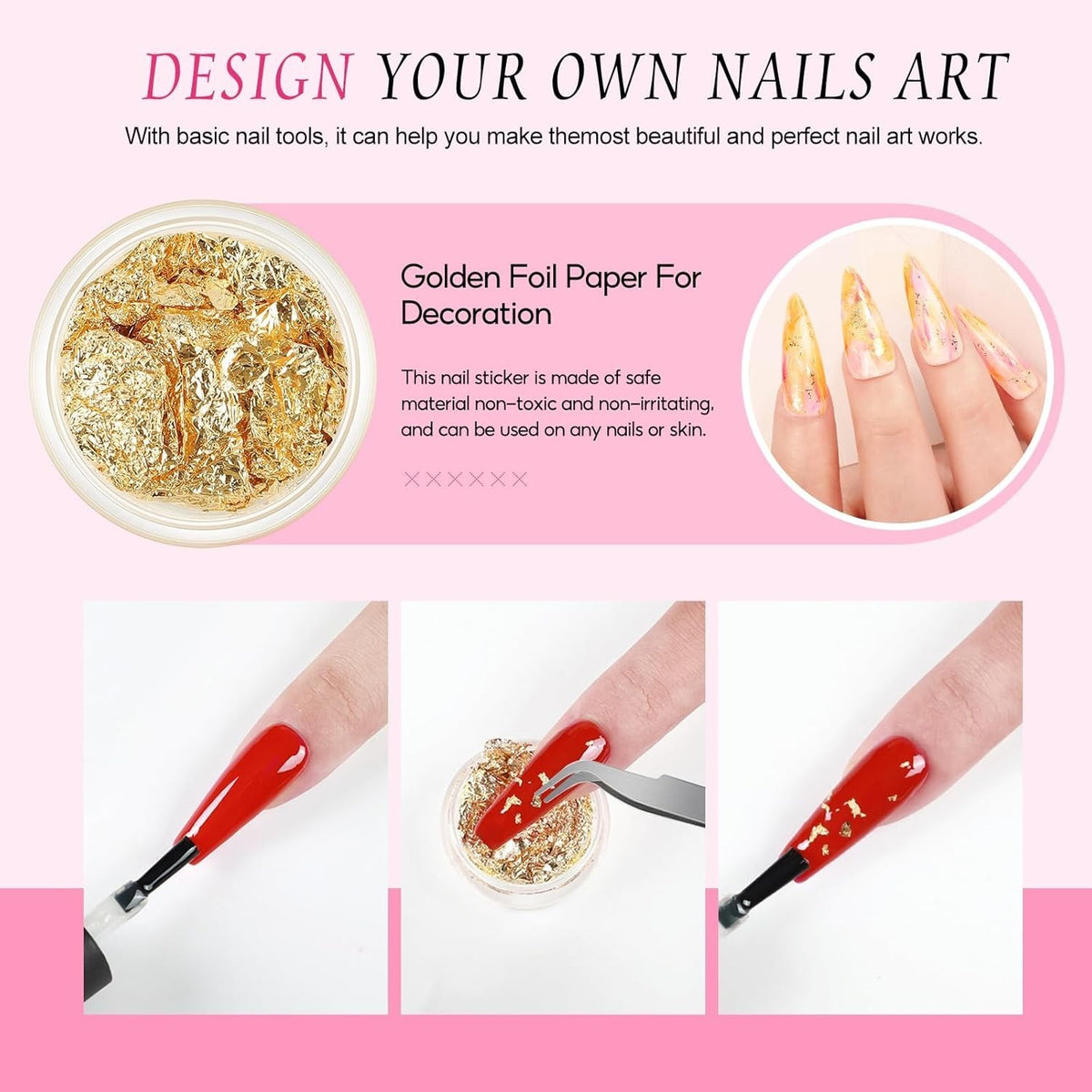 Professional Acrylic Nail Kit with Drill and UV Light for DIY Manicure