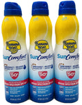 Banana Boat SunComfort SPF 50+ Clear Ultralight Spray 6oz - Pack of 3