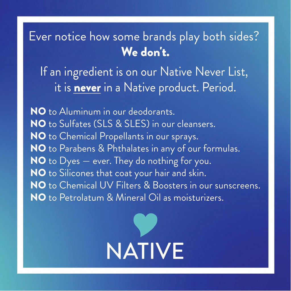 Native Sandalwood & Shea Butter Body Wash - 36 Fl Oz, Gentle & Vegan