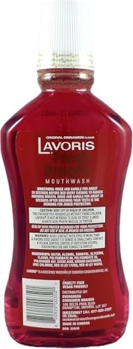 Cinnamon Mouthwash 3 Pack - Fresh Breath Oral Care Bottles, 54 oz