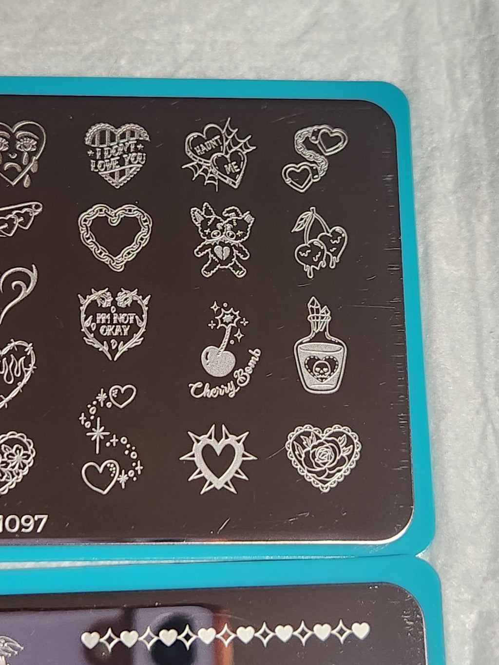 Nail Stamping Plate Set for Nail Art - Maniology Mani X Me MXM097 & MXM098