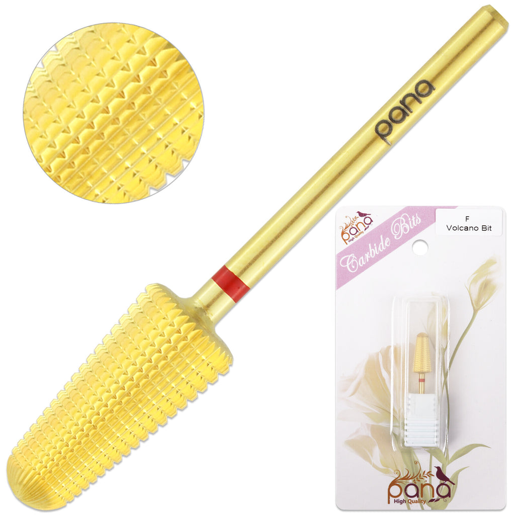 Premium Volcano Nail Drill Carbide Bit - Fast Acrylic and Gel Removal