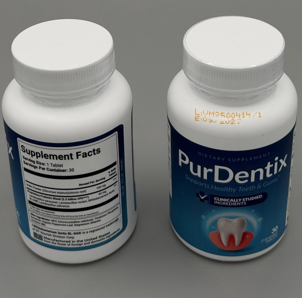 Probiotic Oral Health Chewable Tablets Lot of 2 - Digestive & Oral Support
