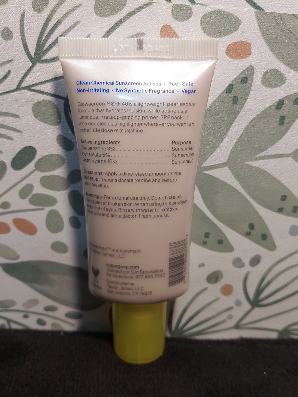 Supergoop Glow Screen SPF 40 Broad Spectrum Sunscreen 1.7 oz - No Box