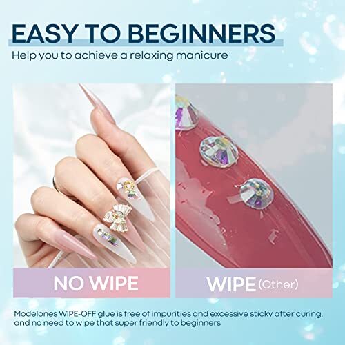 Strong Nail Rhinestone Glue for DIY Nail Art - Salon-Quality Adhesive