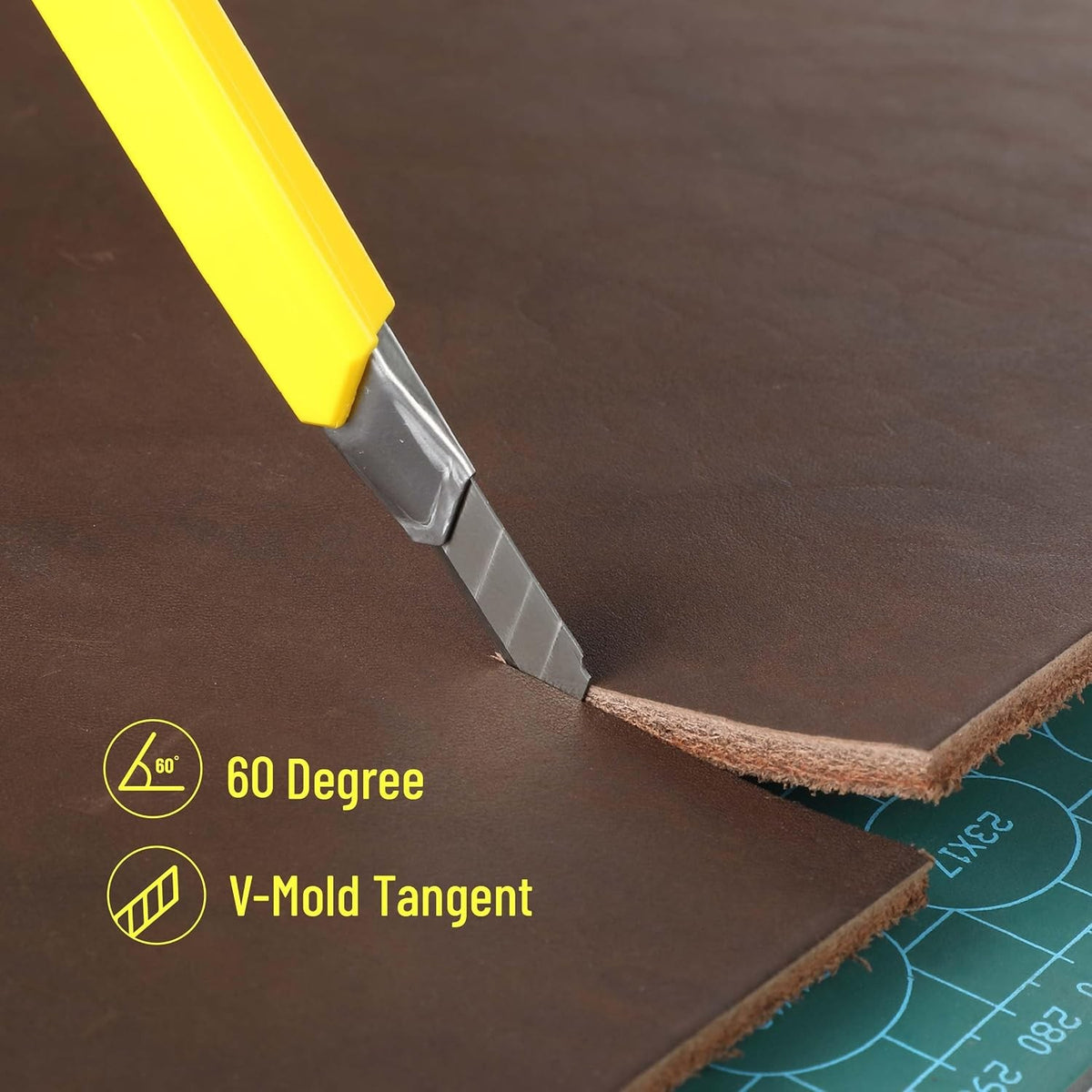 100 Pack 9mm Snap-Off Utility Blades with 60-Degree Sharp Angle