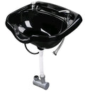 Salon Shampoo Bowl Hair Sink Basin with Gel Neck Rest for Barbershops