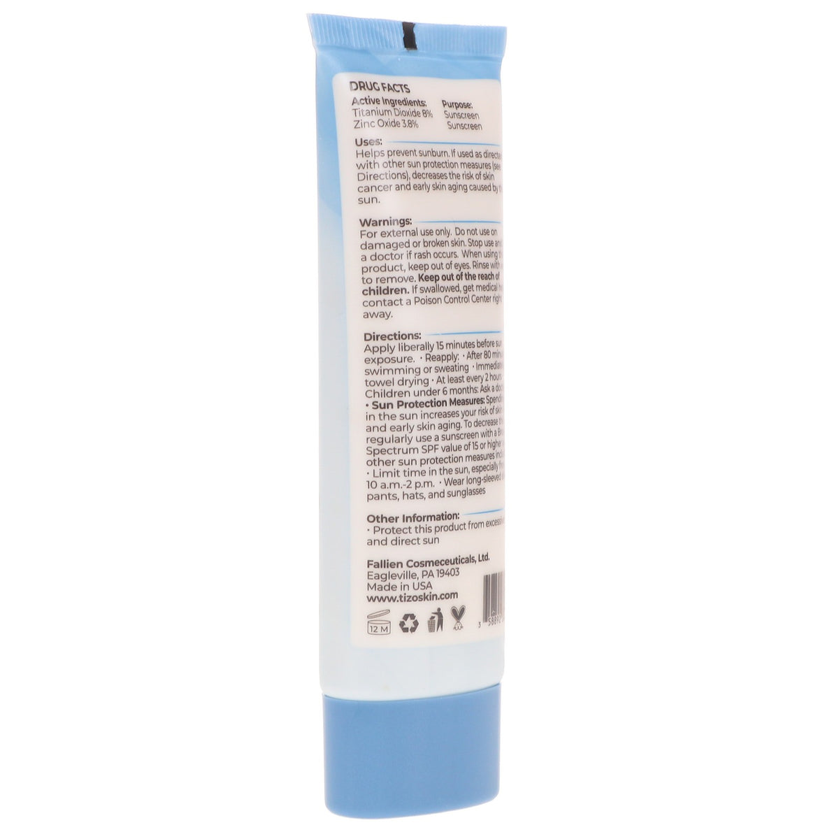 Facial Mineral Sunscreen SPF 40 Water Resistant Primer 1.75 oz