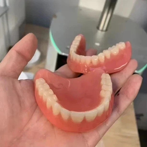 Full Mouth Denture Set with Storage Case and Accessories - Comfortable Fit