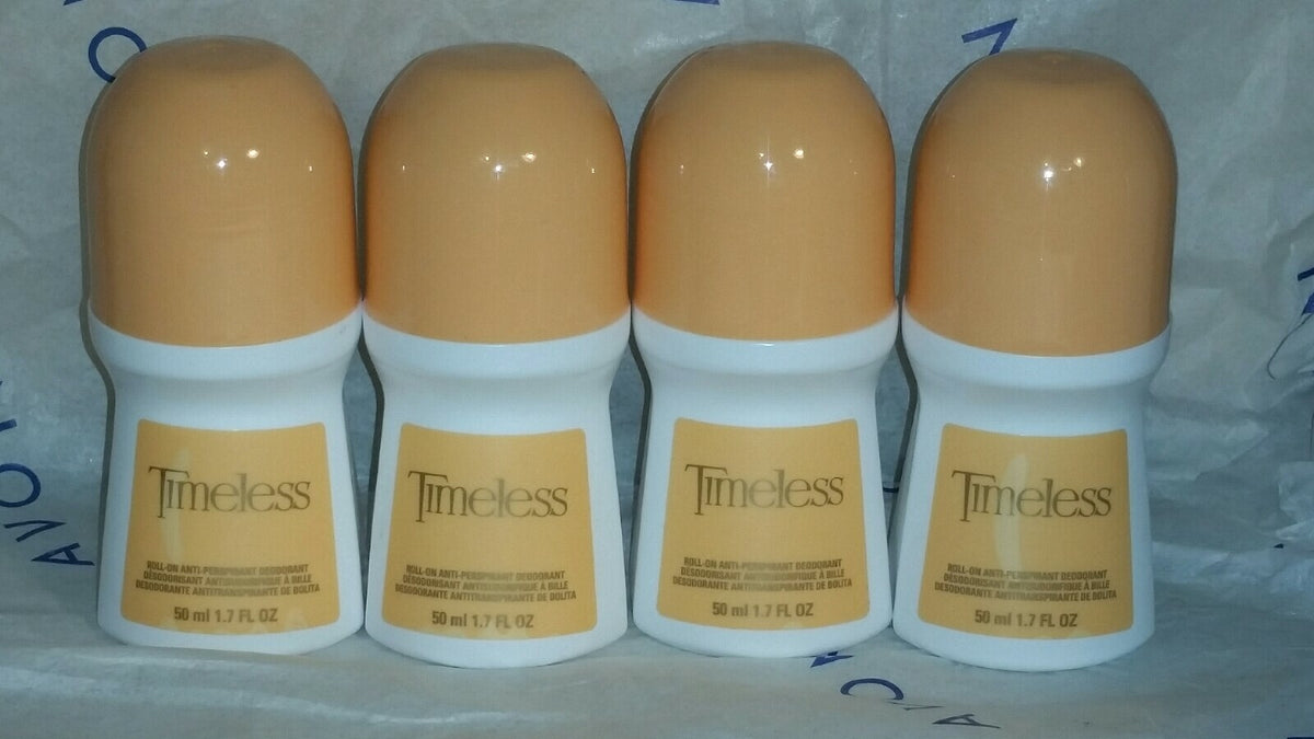 Timeless Roll-On Deodorant Set - 4 x 1.7 fl oz Anti-Perspirant