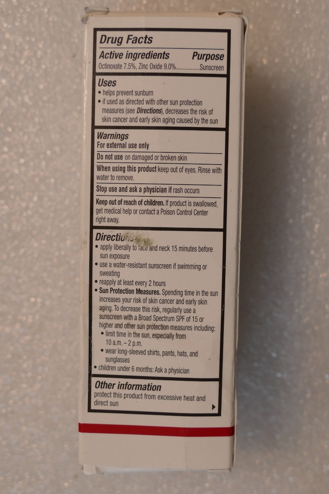 Broad-Spectrum SPF 40 Daily Facial Sunscreen 1.7oz - Hydrating, Water-Resistant