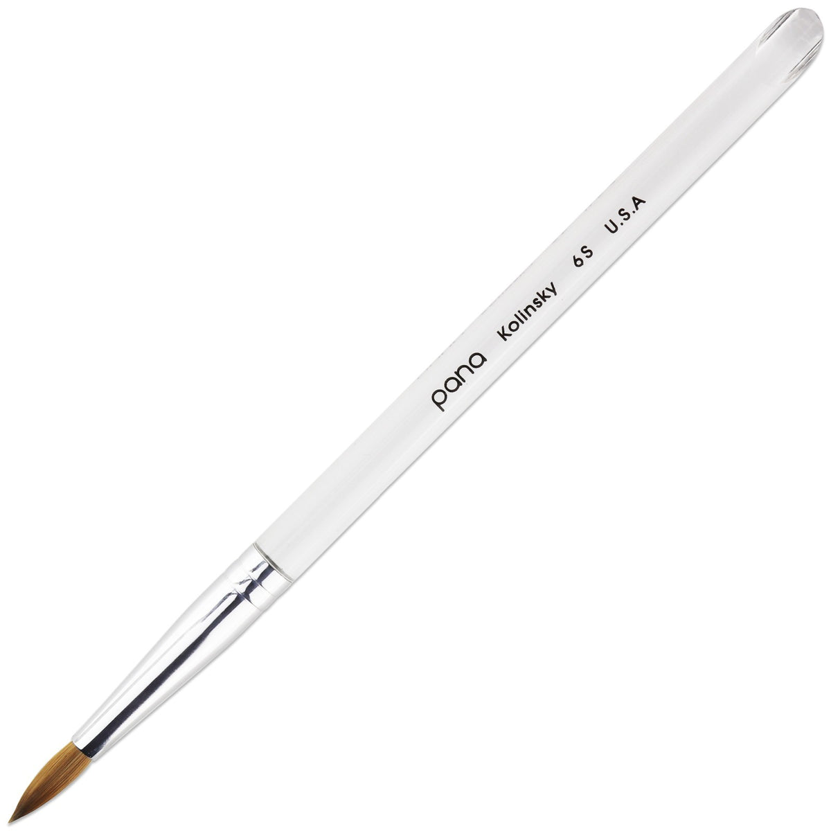 Professional Nail Art Brush Set - Kolinsky Sable with Acrylic Handle, Multiple Sizes