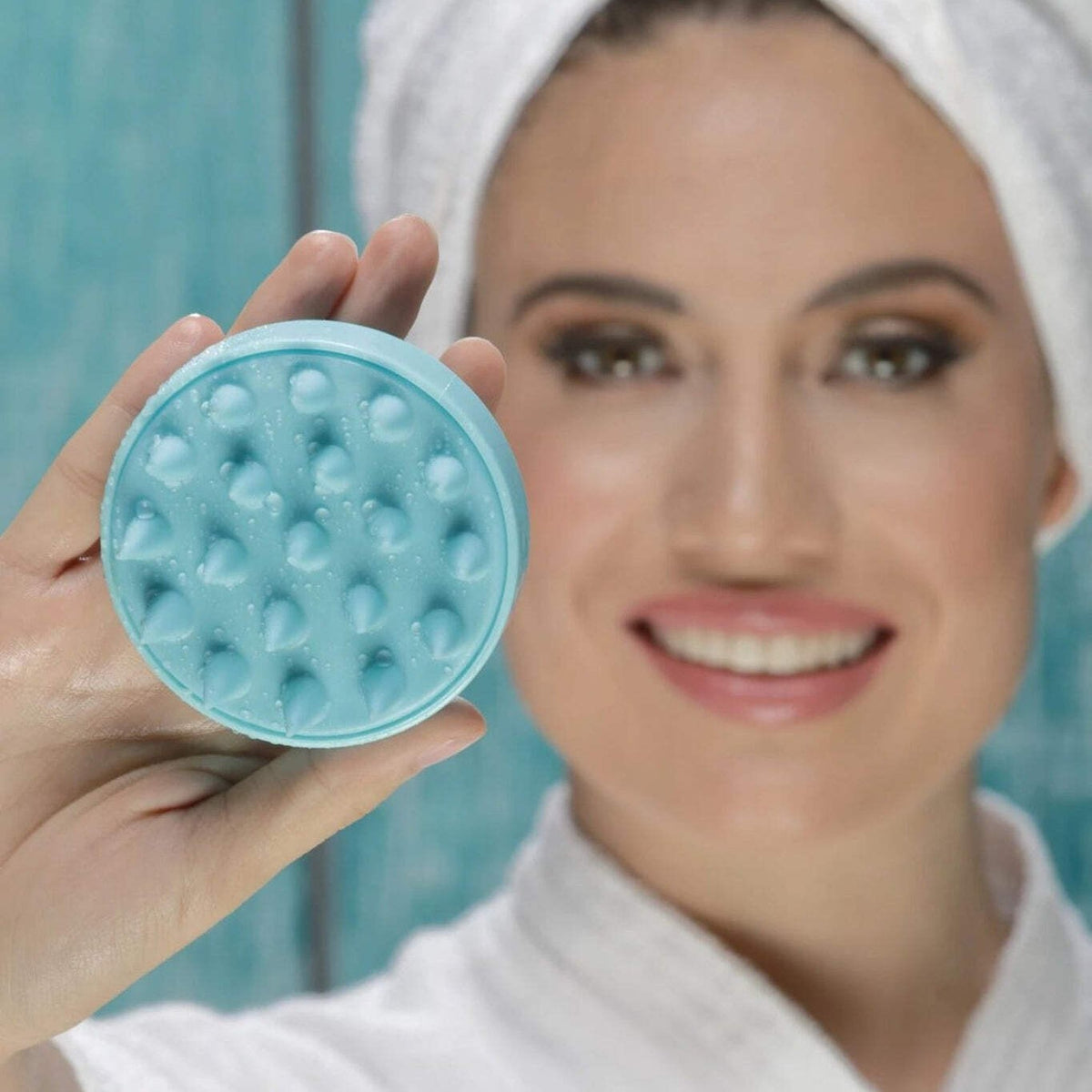 Scalp Scrubber & Hair Growth Massager 2-Pack - Gentle Silicone Head Cleaner